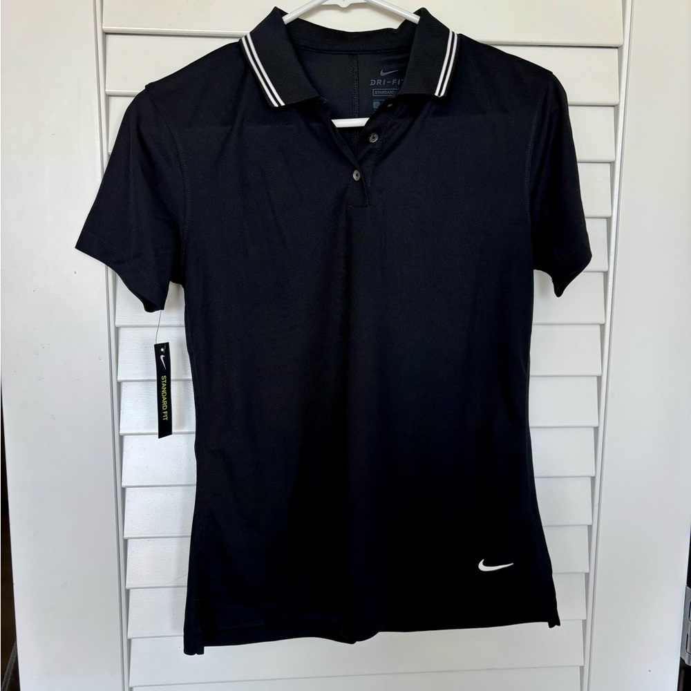 Nike Dri-FIT Black Polo Shirt